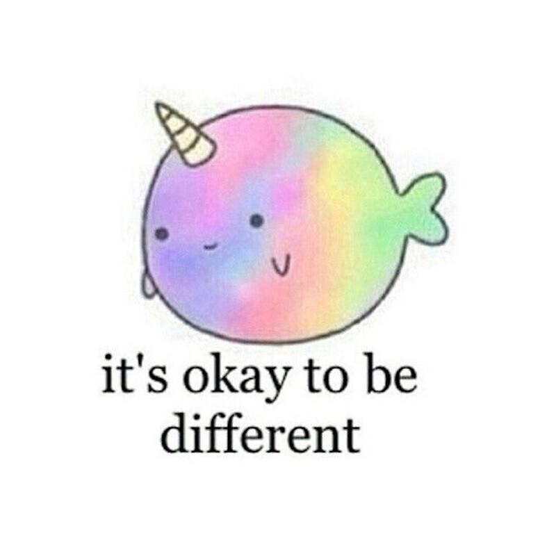 "It's Ok To Be Different" by mermaidnatalie | Redbubble