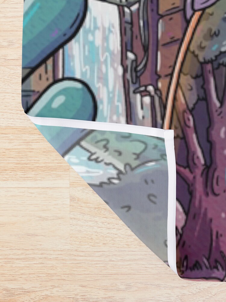 Alternate view of The Ricks Must Be Crazy Shower Curtain