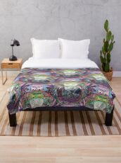 The Ricks Must Be Crazy Throw Blanket