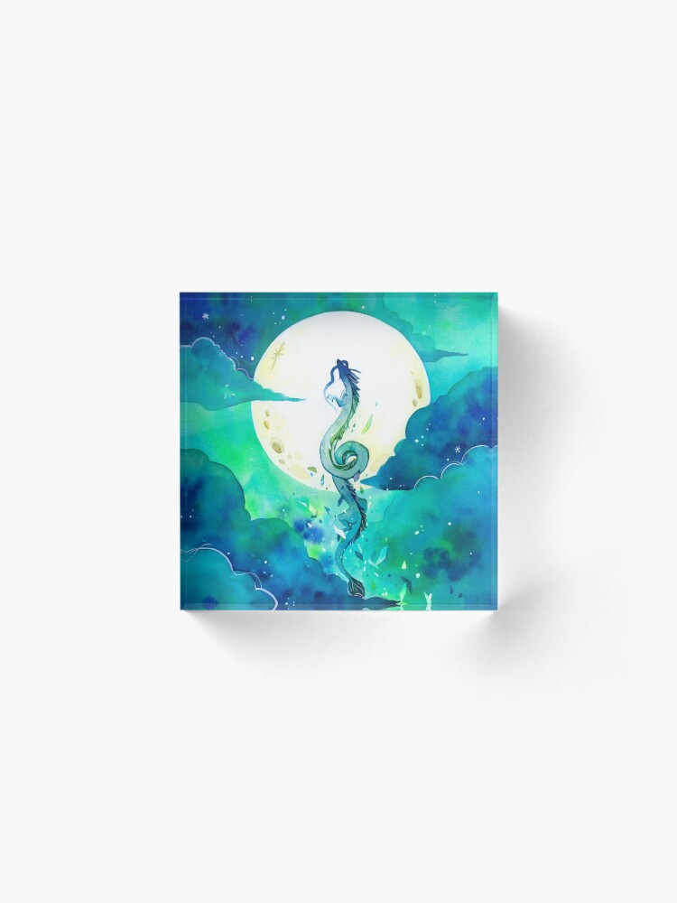 Alternate view of God of Rivers Acrylic Block