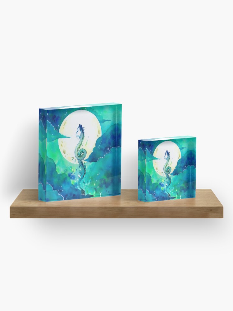 Alternate view of God of Rivers Acrylic Block