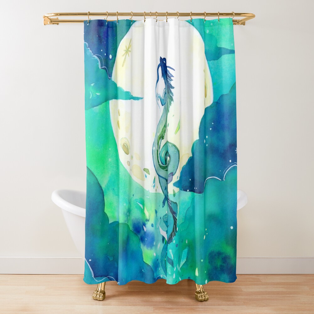 God of Rivers Shower Curtain