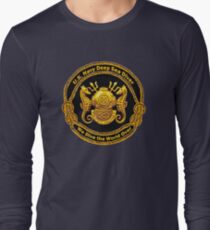 navy diver blue and gold shirts