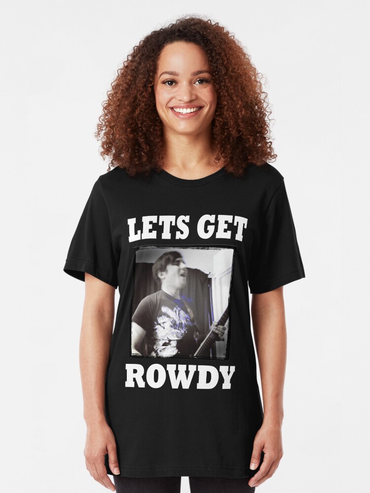 rowdy t shirt black