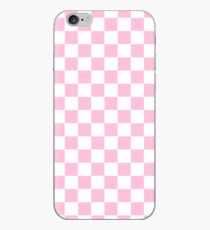 Rosa Check iPhone-Hülle & Cover