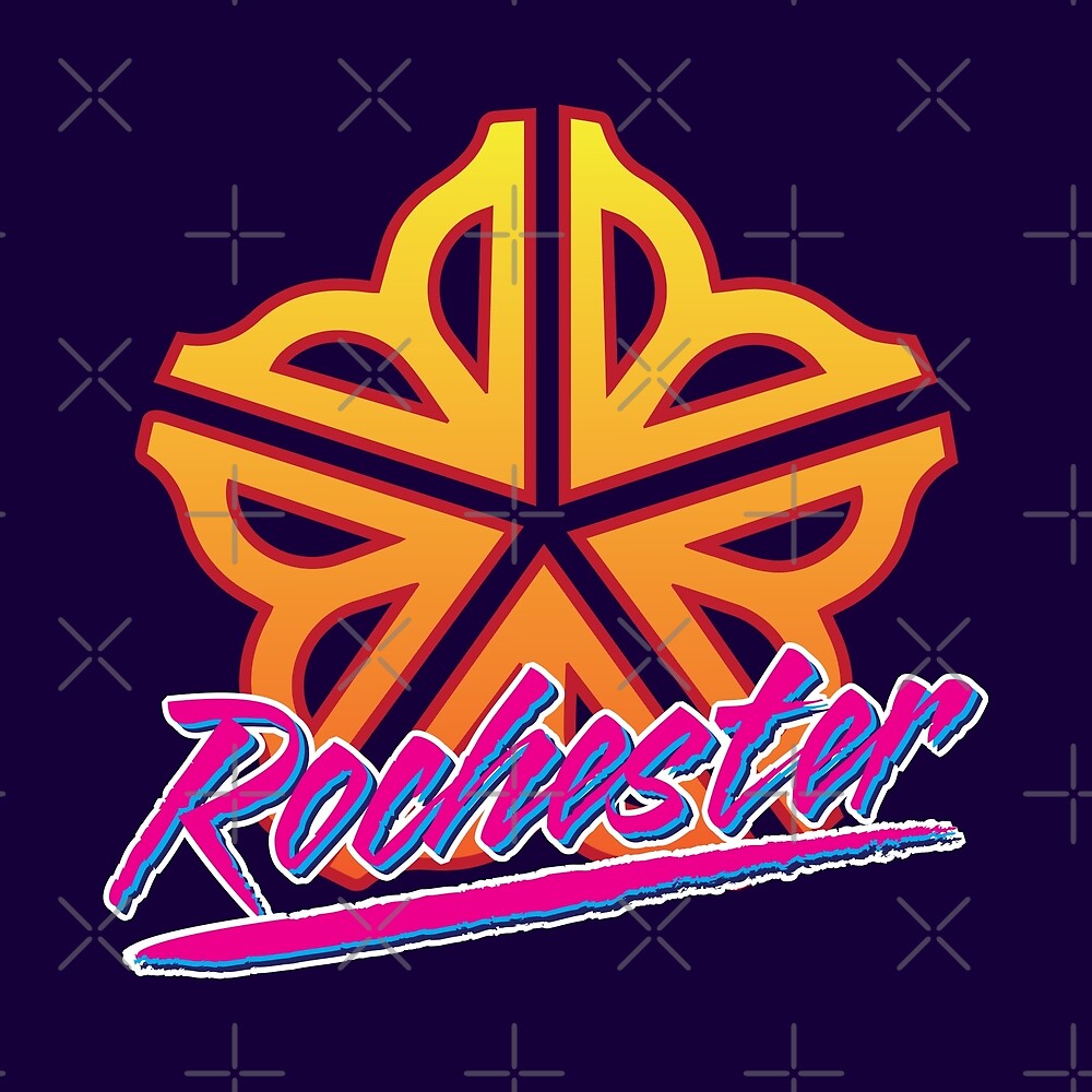Officially Licensed Retro Rochester Logo by Patrick King