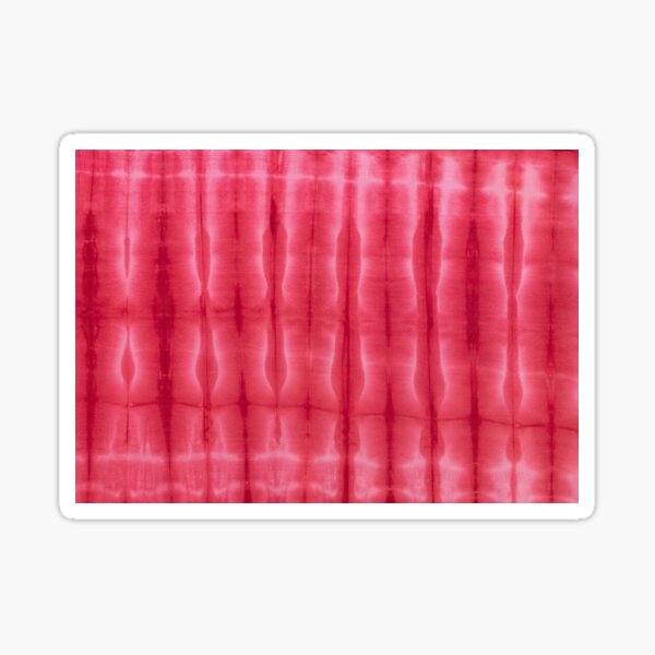 SKU608 Shibori Style - Red 17 Sticker