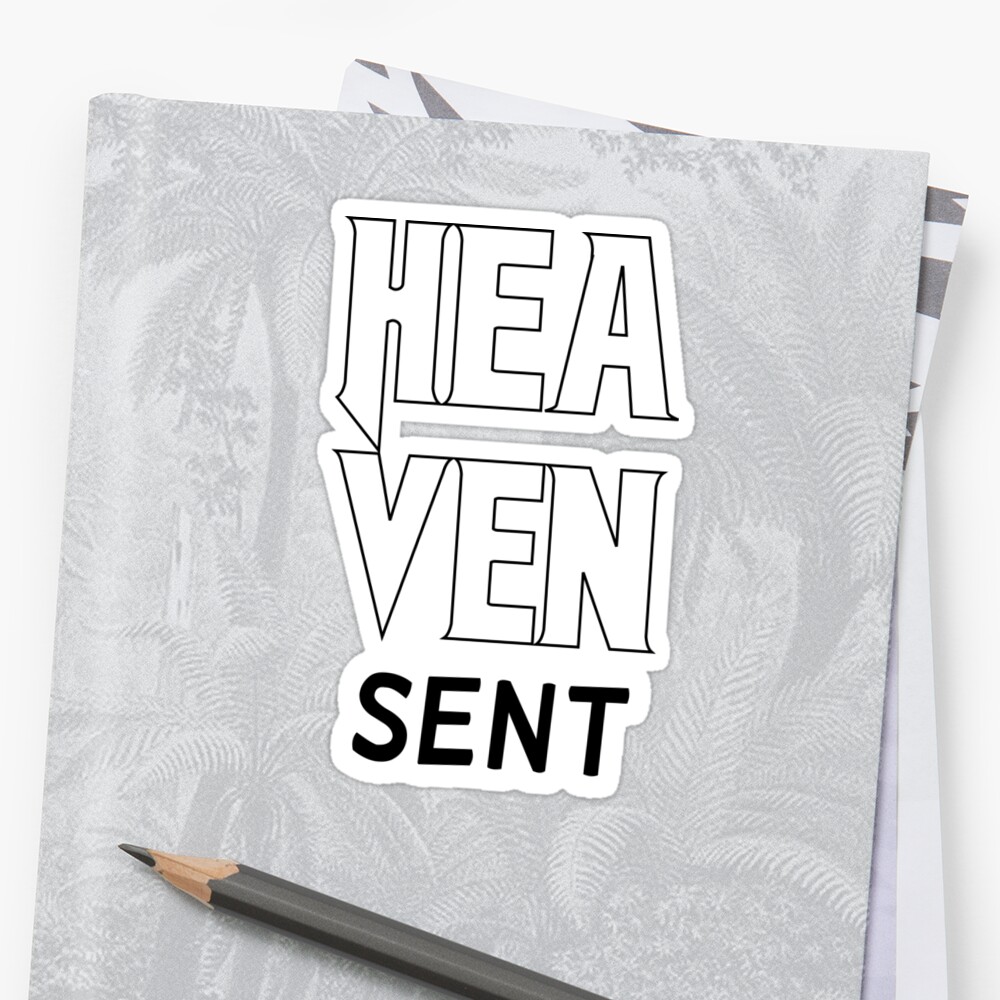 heaven-sent-sticker-by-vienna15-redbubble