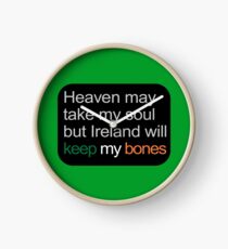 Reloj Irish Bones diseño patriótico de Irlanda
