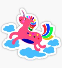 Happy Unicorn Sticker