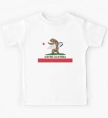 Surfen Kalifornien Kinder T-Shirt