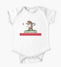 Surfen Kalifornien Baby Body Kurzarm