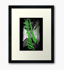 Hamsterdam - Cloud Nine Edition (Green) Framed Print