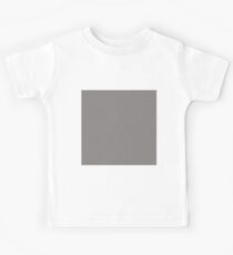 Frost Gray Solid Color Trend Autumn Winter 2019 2020 Kids T-Shirt