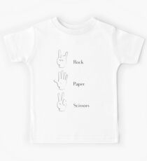 ROCK Paper Scissors Kids Tee