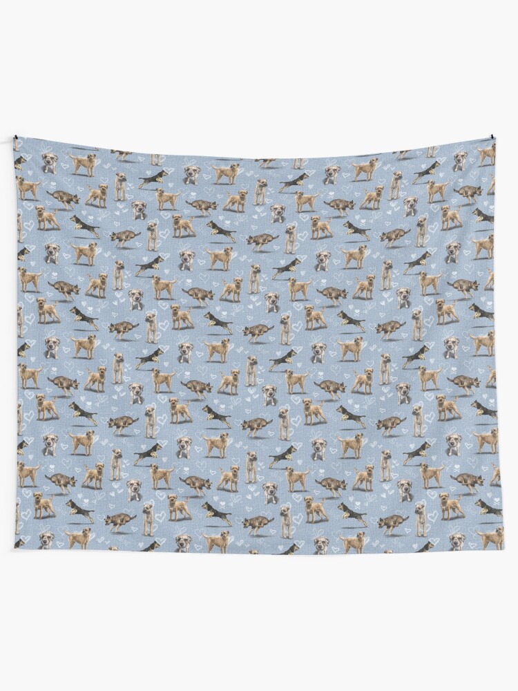 Alternate view of The Border Terrier Tapestry