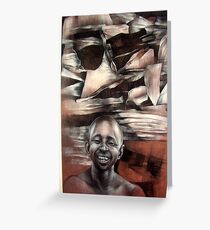 Cultures Apart Greeting Card