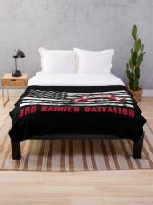 3rd Ranger Battalion Throw Blanket