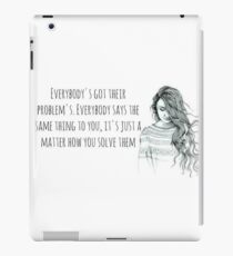 problems iPad Case/Skin