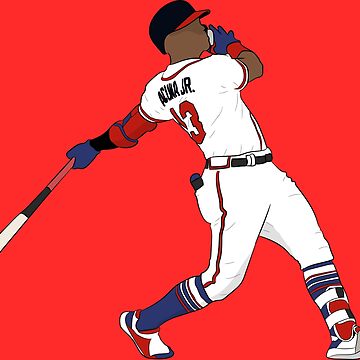 Ronald Acuña Jr. Sticker for Sale by theclemsonj