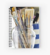 Brushes Spiral Notebook