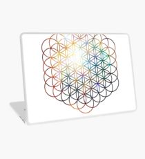 Herz der Orion Blume des Lebens | Heilige Geometrie Laptop Folie