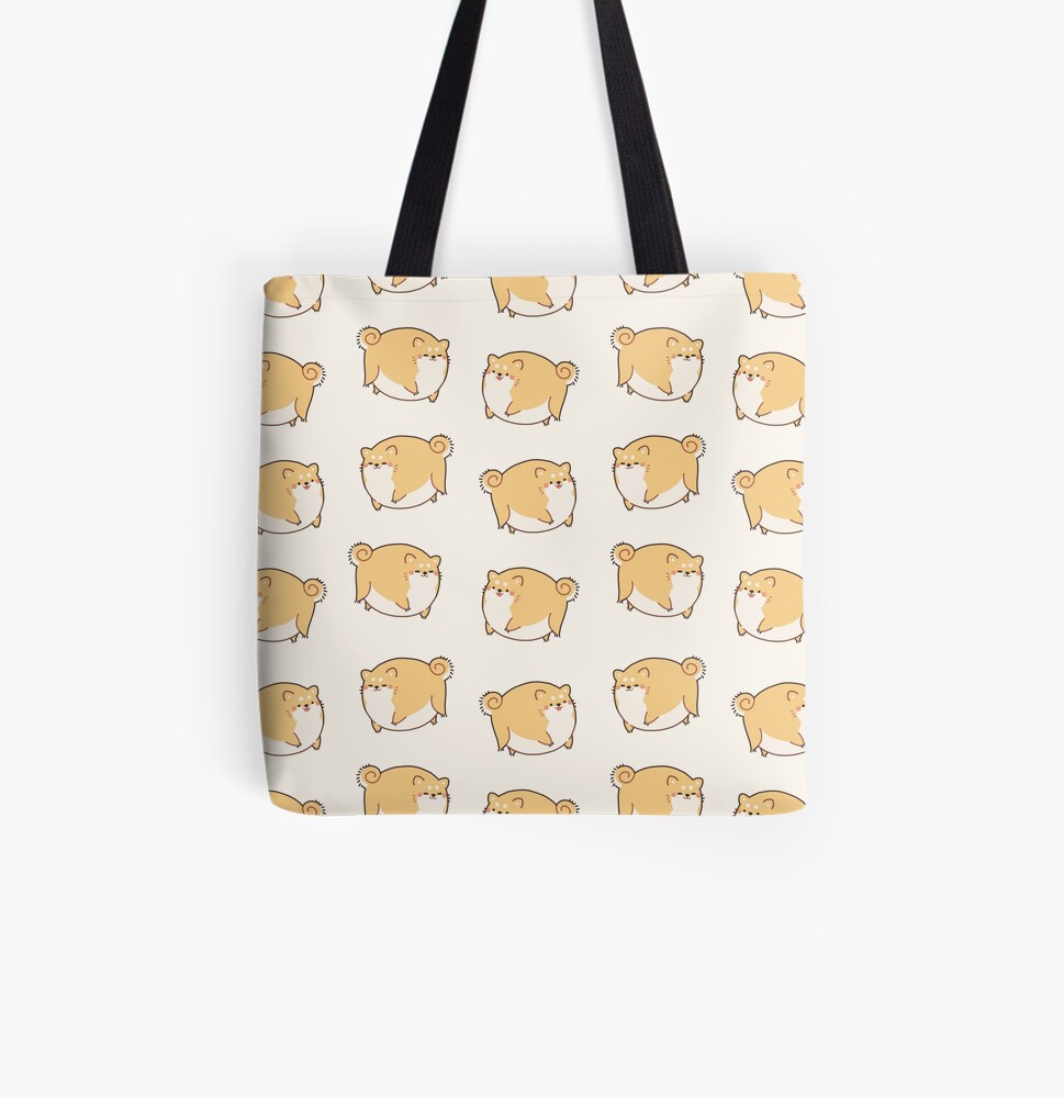 Round Shibes ! All Over Print Tote Bag