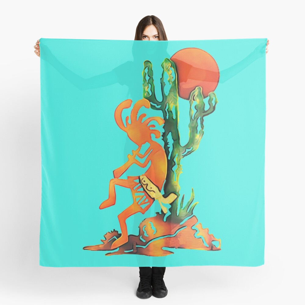 kokopelli Art Scarf