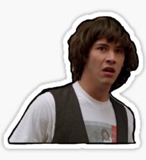 Confused Keanu Sticker