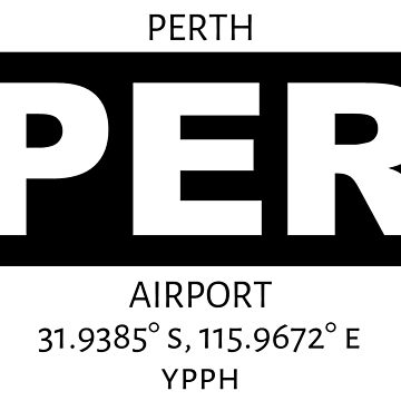Artwork thumbnail, Perth Airport PER by AvGeekCentral