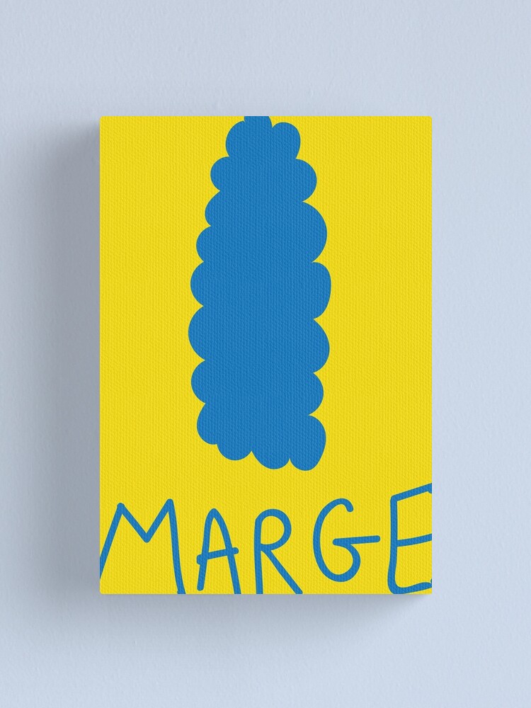 Marge Simpson Hair Canvas Print By Catcrea Redbubble