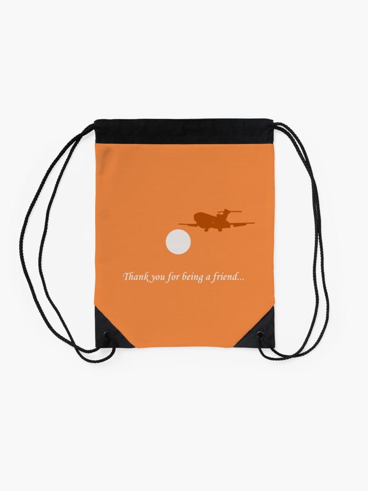 Alternate view of Thank You For Being a Friend! II Drawstring Bag