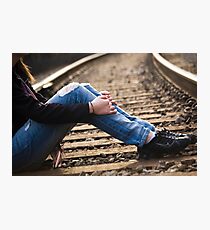 Nike Tracks Photographic Print