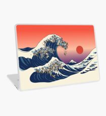 Die große Welle des Mops Laptop Folie