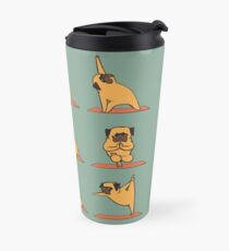 Pug Yoga Travel Mug