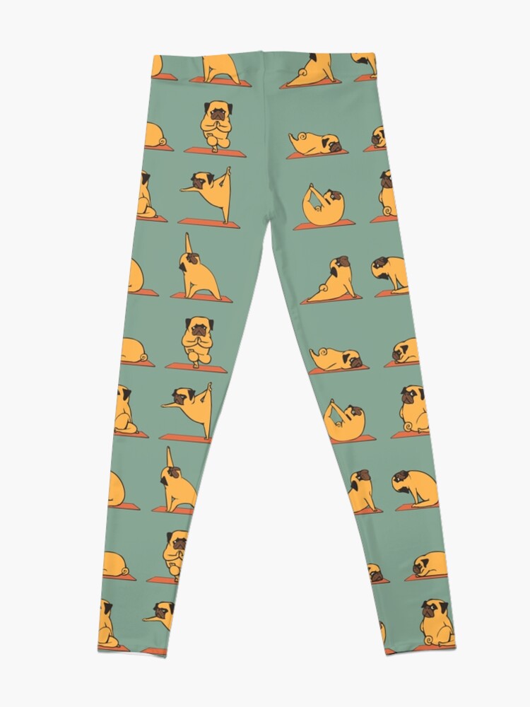 Alternate view of Pug Yoga Leggings