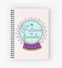 The Future Is Female - The Peach Fuzz Spiral Notebook