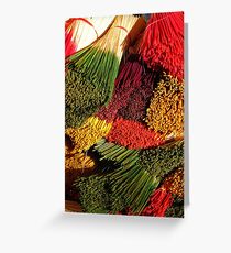 Hoi An - Incense drying in the sun Greeting Card