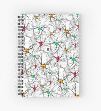 "Synapsing now. - WHITE"© Spiral Notebook