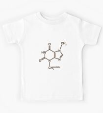 Camiseta para niños Molécula De Teobromina - Chocolate