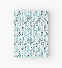 Turquoise foliage Hardcover Journal