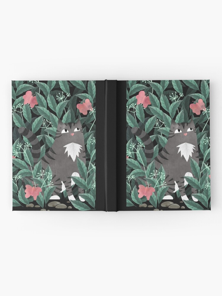 Alternate view of Butterfly Garden (Tabby Cat Version) Hardcover Journal