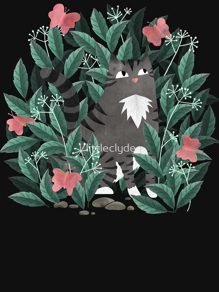 Schmetterlingsgarten (Tabby Cat Version) von littleclyde