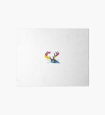 Pansexual Pride Skull Art Board Print