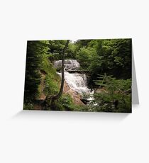 Sable Falls near Grand Marais, MI Greeting Card