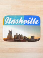Nashville Tennessee City Scape Schön Badematte