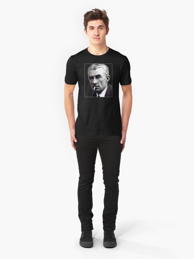 Alternate view of Maurice Ravel - Great French Composer Slim Fit T-Shirt