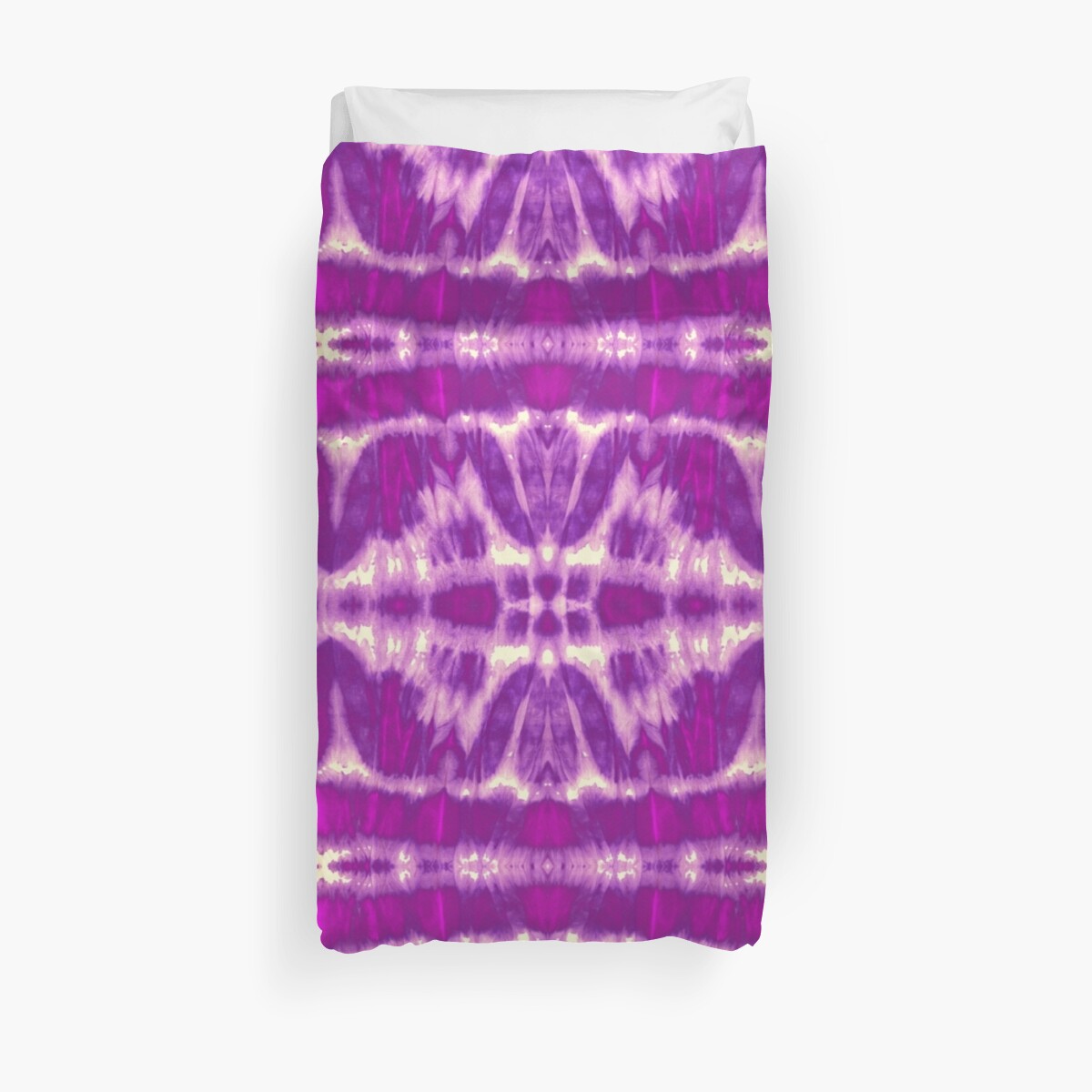 "TieDye Purple Twos" Duvet Cover by ninabmay Redbubble