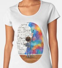 Kämpfen Sie immer wieder Aquarell (2015) REVAMP Premium Rundhals-Shirt