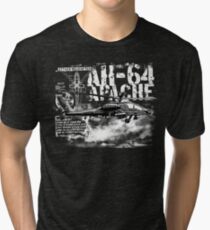 AH-64 Apache Tri-blend T-Shirt